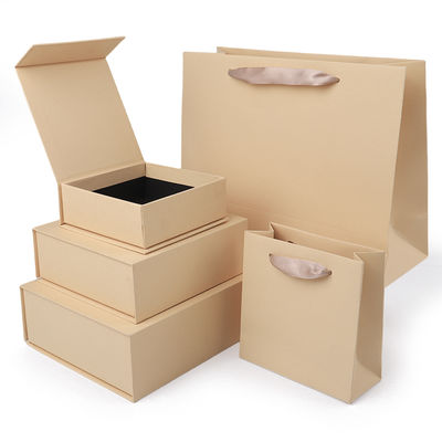 Groothandel productie van hoge kwaliteit Magnetische cadeaubon Verpakking Custom logo luxe Eco Friendly Karton Papier Geel Magnetische Sieraden Doos