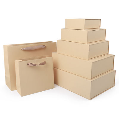 Groothandel productie van hoge kwaliteit Magnetische cadeaubon Verpakking Custom logo luxe Eco Friendly Karton Papier Geel Magnetische Sieraden Doos