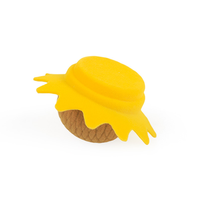 Gepersonaliseerde hign kwaliteit zonnebloem fluweel geel sieraden doos voor ring