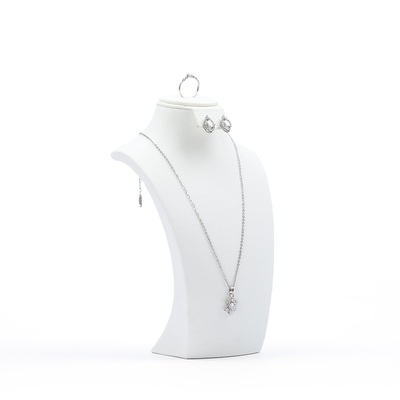 High-end juwelen Mannequin Custom witte juwelen stand display juwelen mannequin
