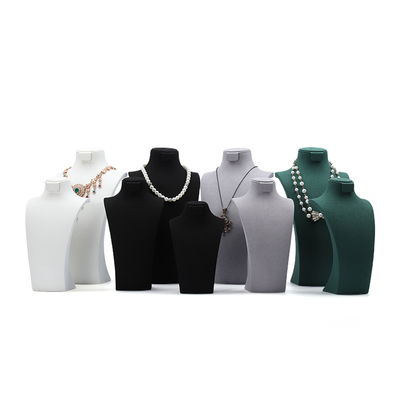 High-end juwelen Mannequin Custom witte juwelen stand display juwelen mannequin