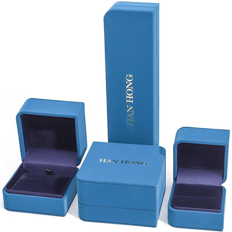 Arc Diamond Shape PU Leer Juwelen opslag doos Set voor Ring Hanger Verpakking
