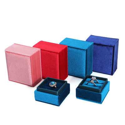 Klanten logo Hanhong fluweel sieraden display cadeaubon voor op maat gemaakte verlovingen