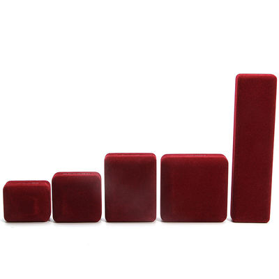 Velvet juwelen set box in luxe verpakkingsdoos voor armband halsketting ring in Bourgogne