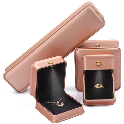 Armband Ring Ohrringe LED Juweliersdoos Sets Custom Juweliersdoos Met Logo Wholesale