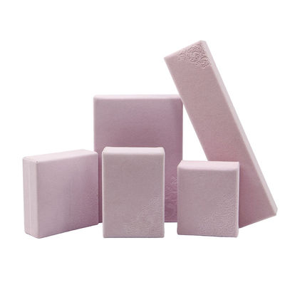 Roze maat Hanhong embossed juwelen verpakkingsdoos voor mijn halsketting en ring