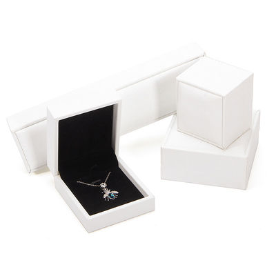 Hanhong 2022 Juweliersdoos Verpakkingsset PU Lederen Juweliersdoos Cassette met Logo Custom Printed Ring Box