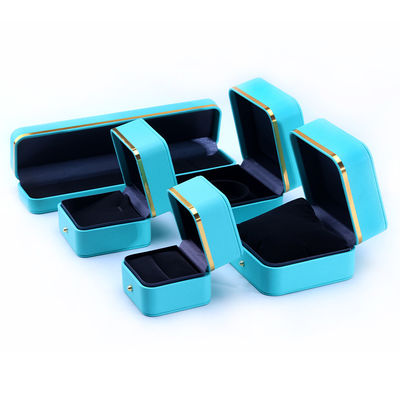 Verpakkingsdoos voor juwelen van PU-leer met een rechthoekige kwaliteit voor armband, halsketting, horloge en ring