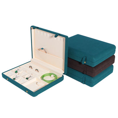 Huid sieraden doos voor elegante en veilige opslag van halsketting armband oorbellen set