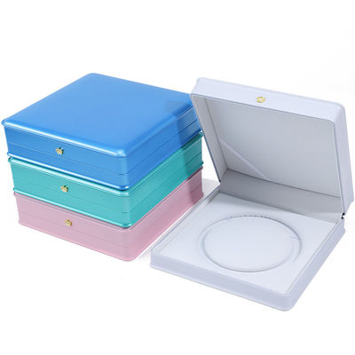 Zachte aanraking Macaron Kleur Plastic Perlen Ketting Bewaardoos Juwelen Verpakking