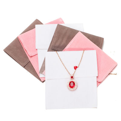 OEM Discreet Supply Lichte fluwelen sieraden zakken voor oorringen studs meisje