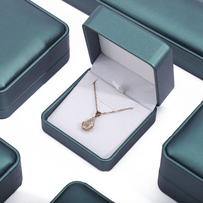 Donkergroen Nobele nepleer sieraden opslagzakken smaakvolle luxe verpakkingen