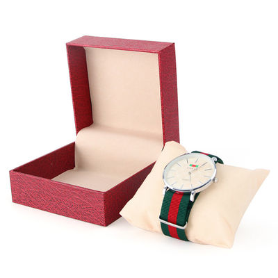 Fijn Pebble Grain Hard Paper Horloge Verpakkingsdoos Compacte kartonnen opslagkast