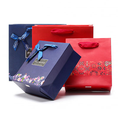 Ruime ruimte Hard kartonnen papieren tas voor juwelen doos Geschenkverpakking