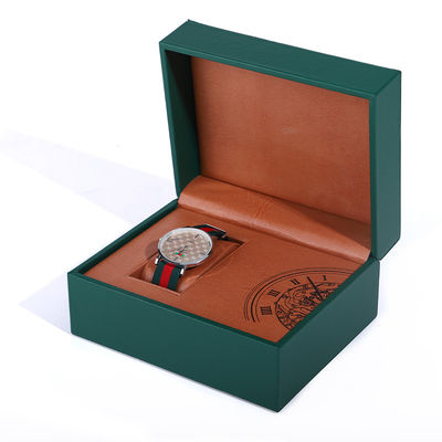 Opvallende interne druk van vals leer luxe horloge verpakkingsdoos voor cadeautjes