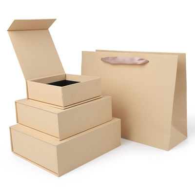 Groothandel productie van hoge kwaliteit Magnetische cadeaubon Verpakking Custom logo luxe Eco Friendly Karton Papier Geel Magnetische Sieraden Doos