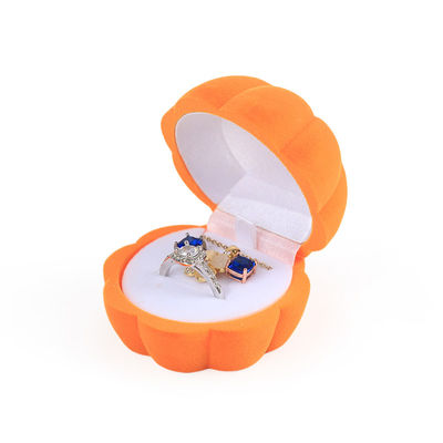 Op maat gemaakt, premium, gepersonaliseerde fluwelen ring doos, sieraden verpakking voor Halloween.