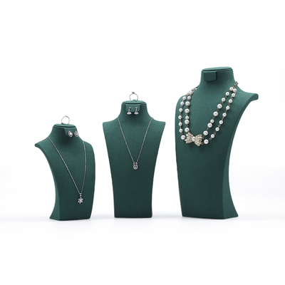 High End Juwelen Mannequin Custom groen Juwelen Stand Display Juwelen Mannequin